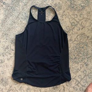Athleta navy workout top size M